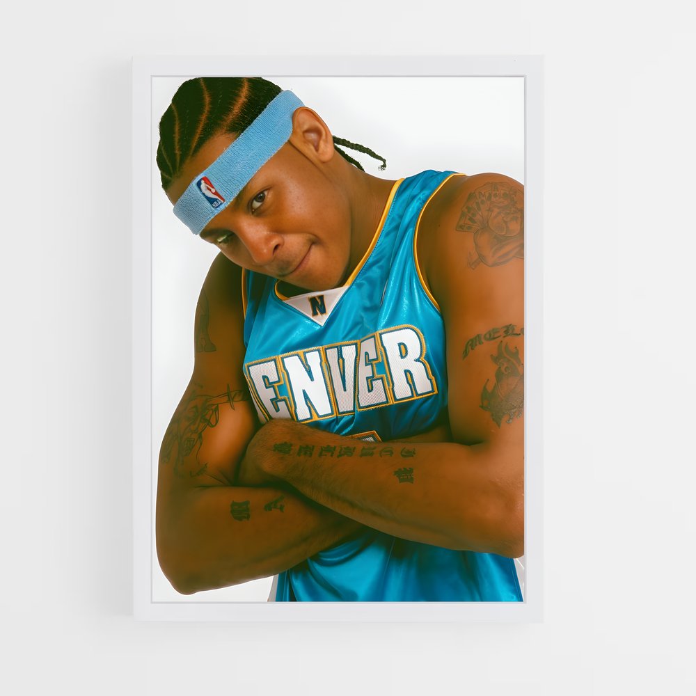 Poster Carmelo de anthony – affiche Basketball (vue 3)